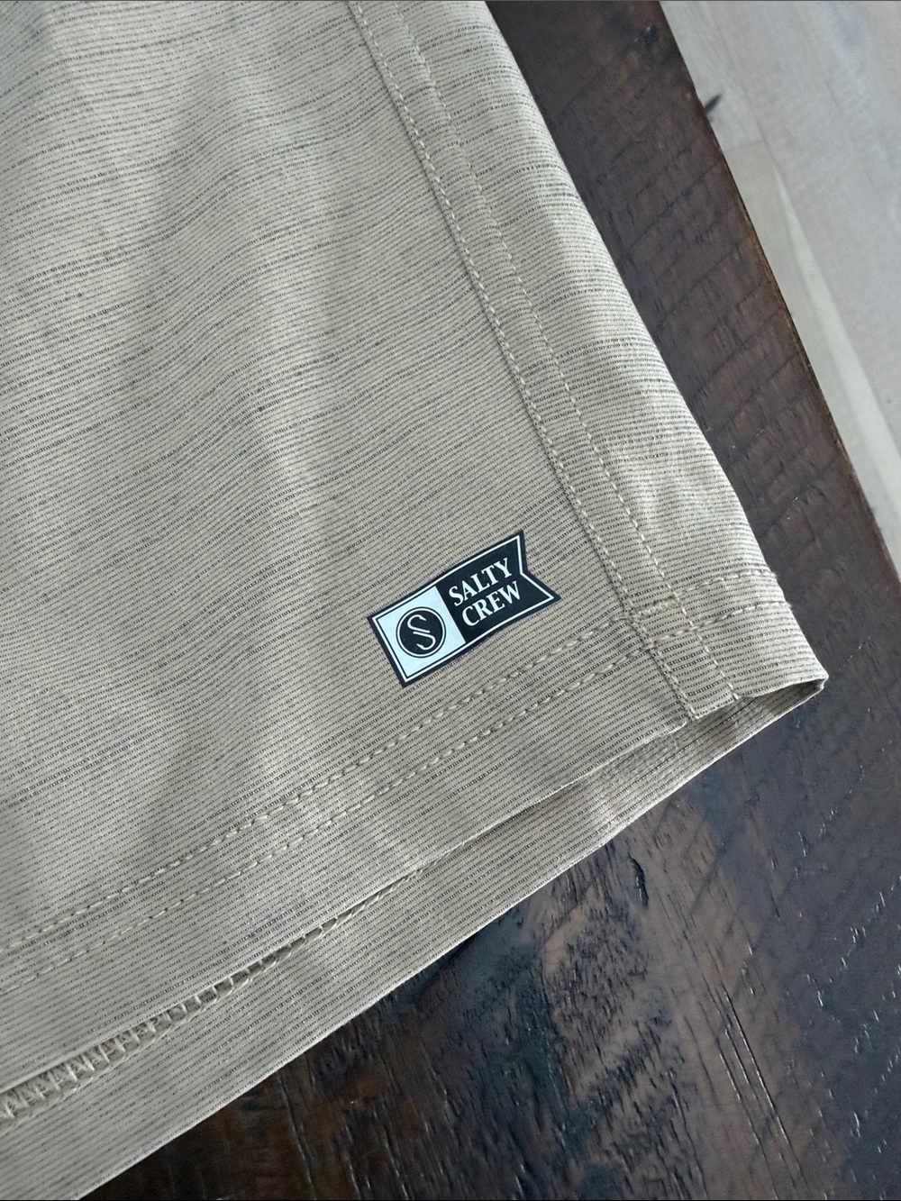 Salty Crew Khaki Flat-Front Performance Shorts - Picture 2 of 9